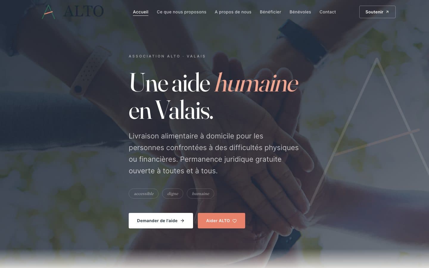 Aperçu du projet Association ALTO