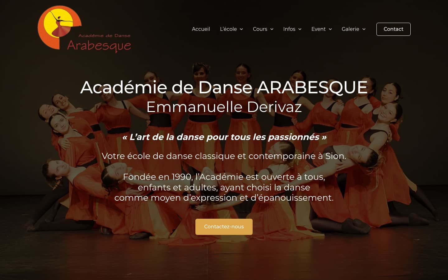 Aperçu du projet Académie Danse Arabesque